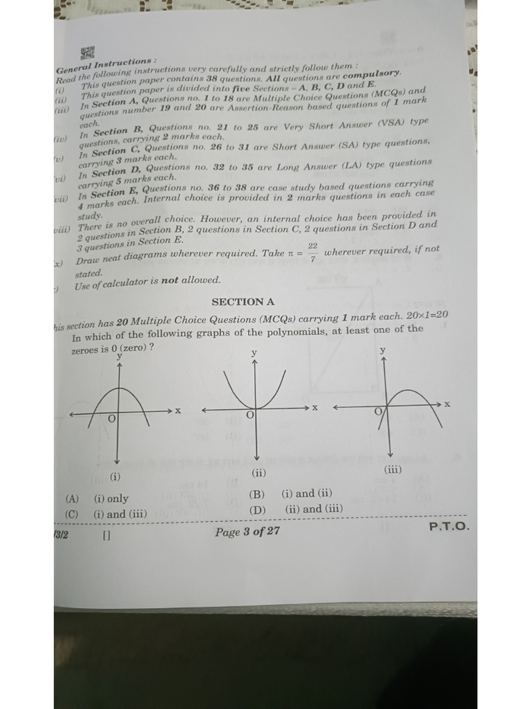 Set 2 Mathematics Basic | PDF