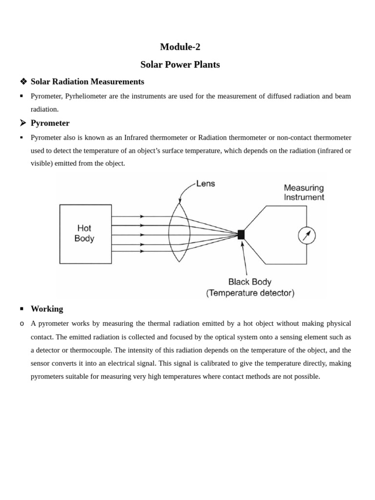 Module-2 (Solar Power Plants) | PDF | Photovoltaic System | Photovoltaics