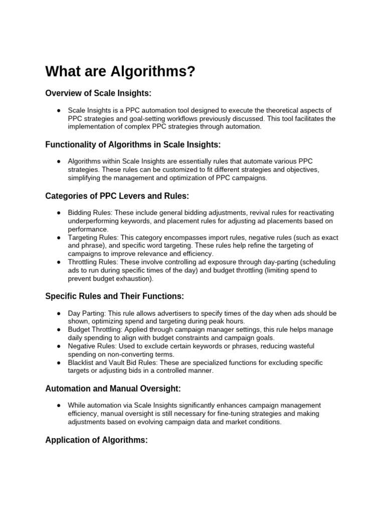 03-What Are Algorithms | PDF
