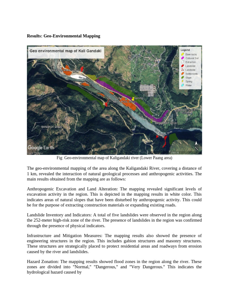 Geo-Environmental Mapping | PDF | Landslide | Natural Environment