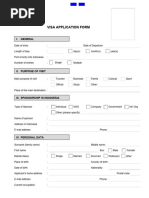 Form Visa Dan Perdim 11 | PDF