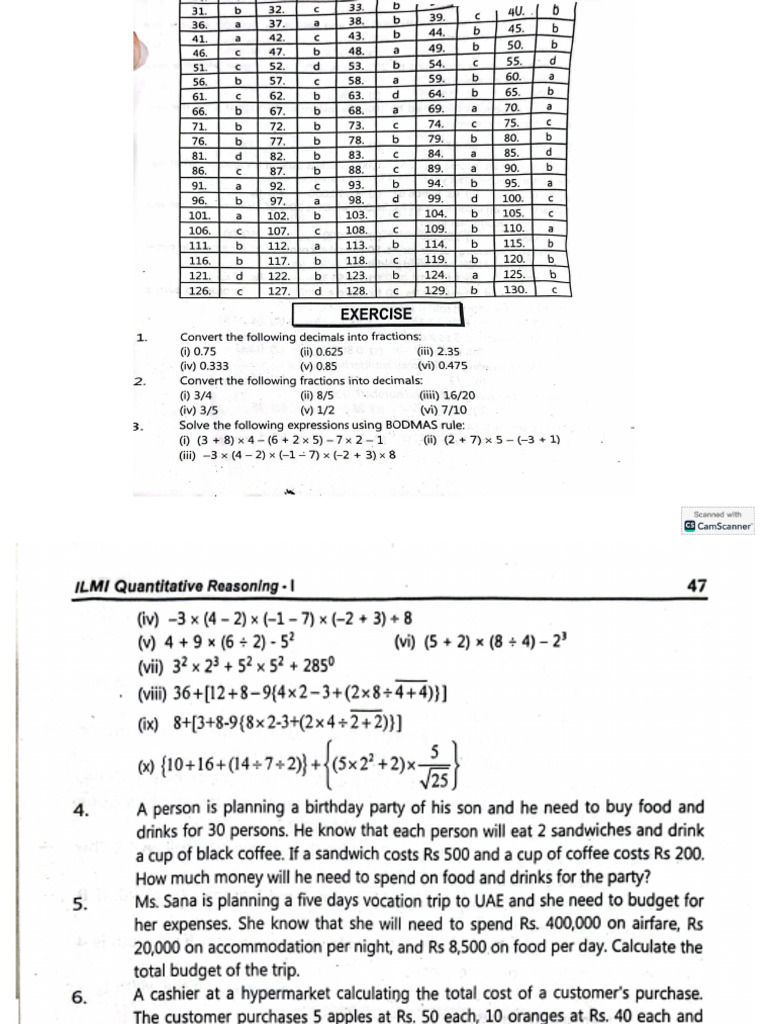 Practice Questions | PDF