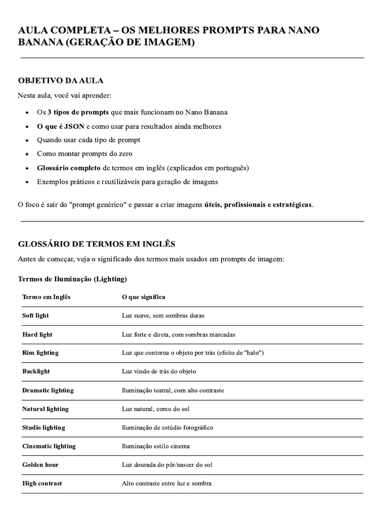 Nerds de Negócios - Prompts para Nano Banana | PDF