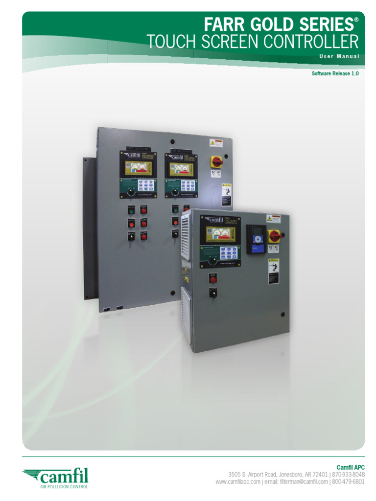 Messer Controller Camfil Manual | PDF | Sensor | Alternating Current