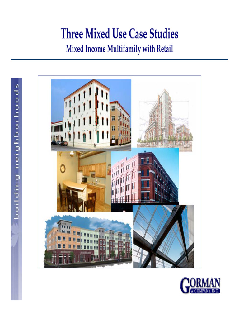 Mixed Use Case Studies | PDF | Mixed Use Development | Apartment