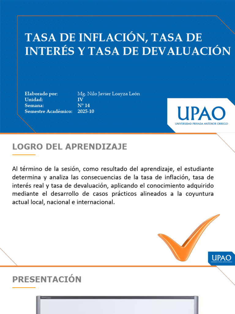 14_Tasa de Inflación_Tasa de Interés Real y Tasa de Devaluación (2) | PDF