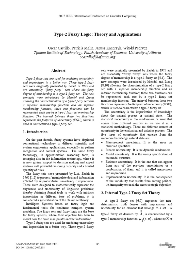 Fuzzy - Logic - Theory - and - Applications - 1 | PDF | Fuzzy Logic ...