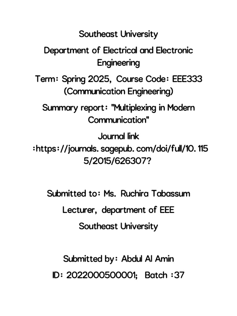 Assignment 2 Communication | PDF | Field Programmable Gate Array ...