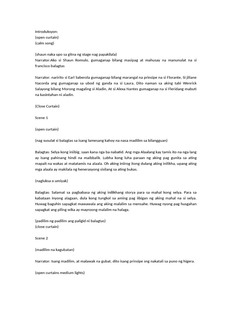 Flor Laura Script 3 | PDF