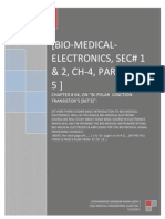 Bio Medical Electronics, Sec# 1 & 2, CH 4, Part 1 of 5