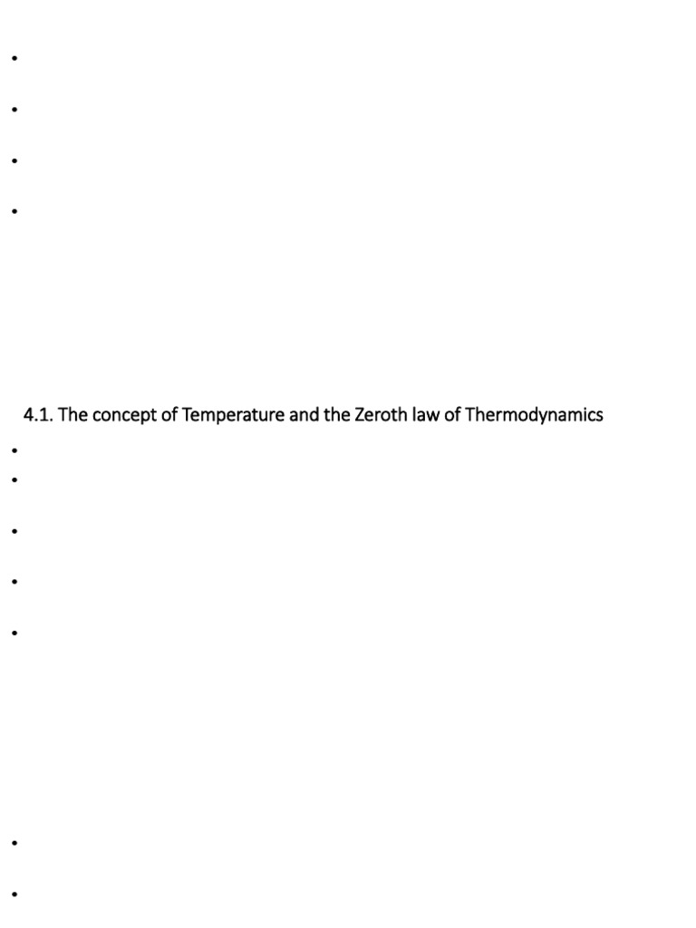 Chapter 4 Thermodynamics | PDF | Temperature | Heat