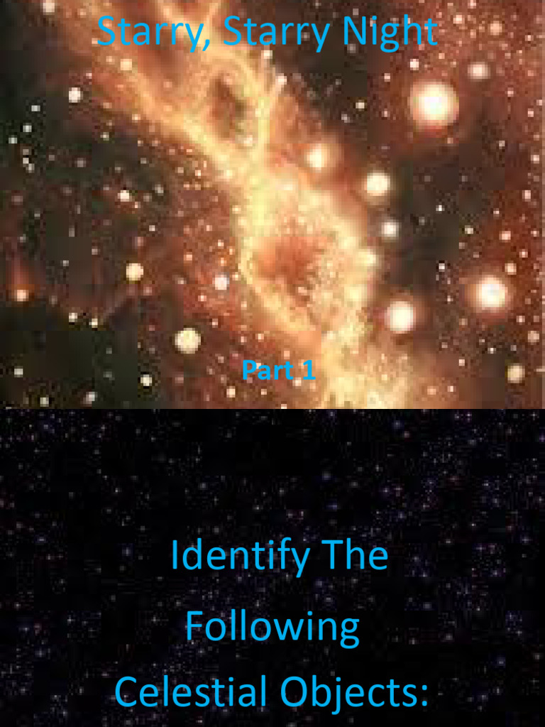 Starry, Starry Night - Practice Test | PDF