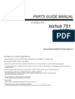 Parts Guide Manual Bizhub 751