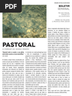 Boletim Semanal 22/07/2012 a 28/07/2012