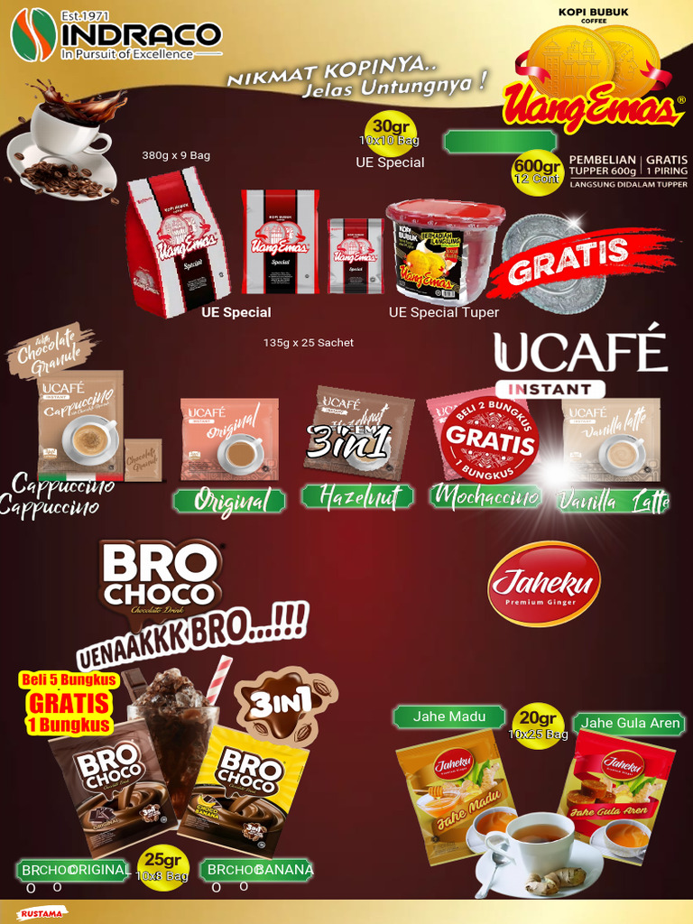 Katalog Indraco Kopi Uang Emas | PDF