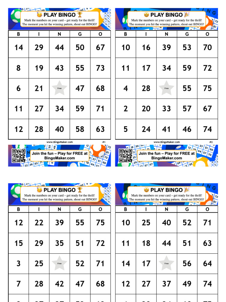 Bingomaker Free Bingo Cards | PDF
