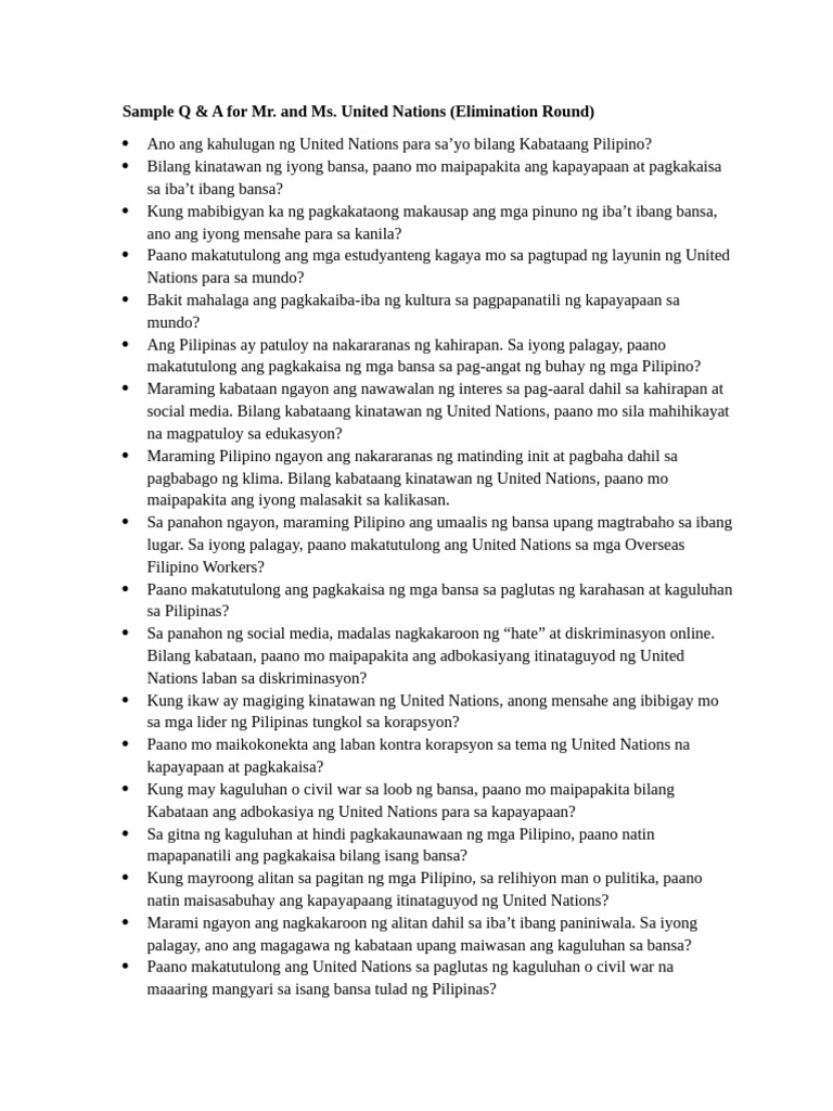 Sample QA | PDF