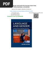 Language and Gender: Second Edition | PDF | Gender | Gender Studies