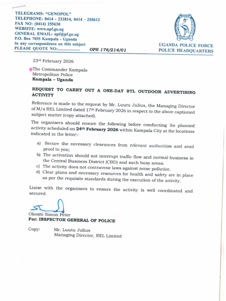 Police Letter | PDF