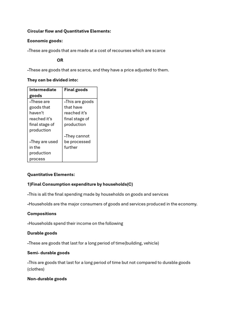 Circular Flow Grade 11 PDF | PDF | Goods | Gross Domestic Product