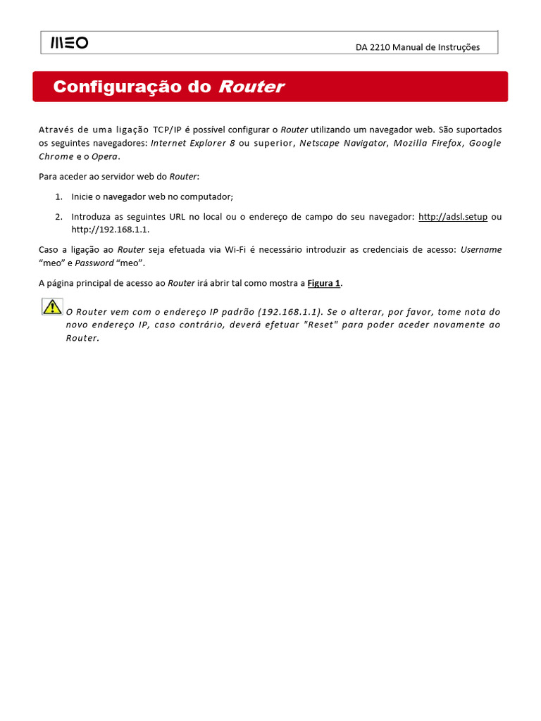 Manual Adb Da 2210 | PDF | Sistema de Nomes de Domínio (DNS) | Rede de ...