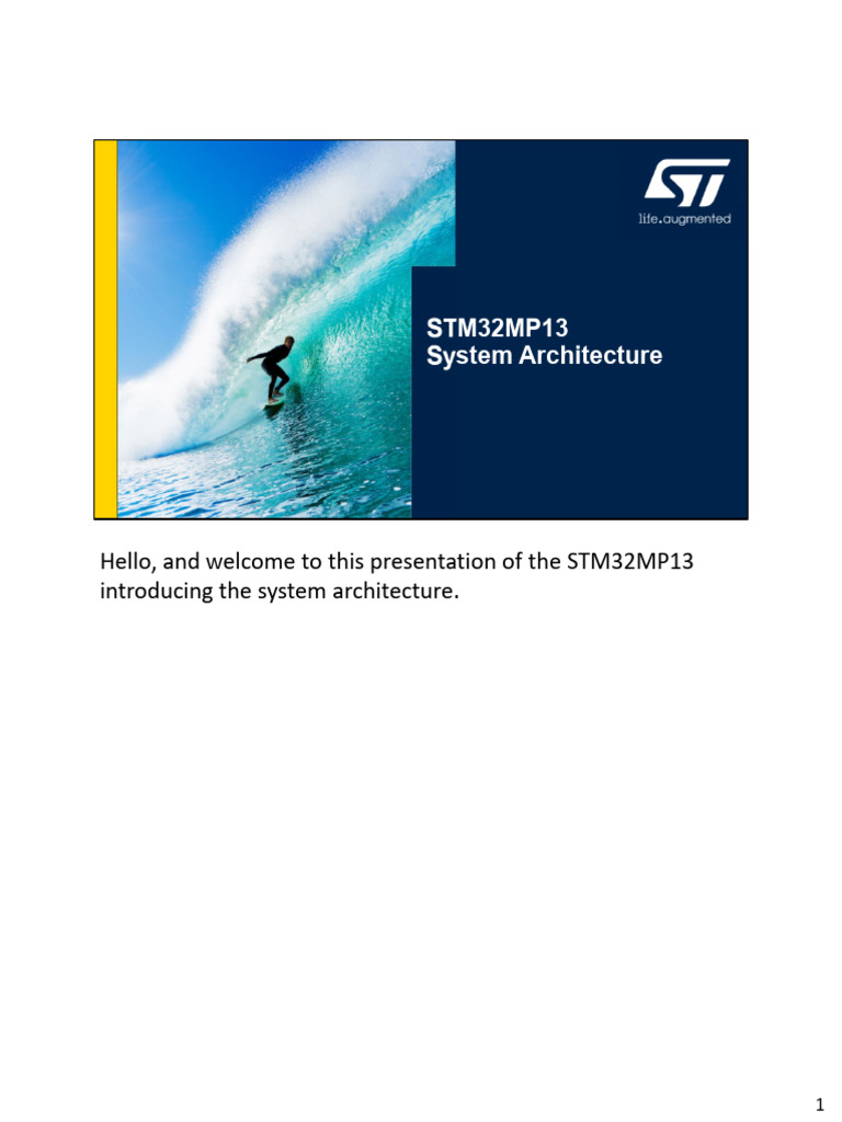 Enstm32mp13x System HW Architecture 251014 160923 | PDF | Booting ...