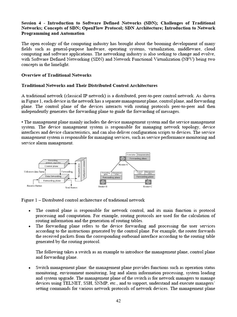 08 SDN Software Defined Networks | PDF | Computer Network | Cloud Computing