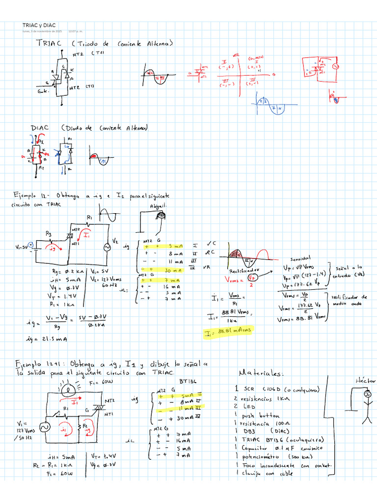 05 TRIAC y DIAC | PDF