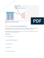 Overview of Excel VLOOKUP Function