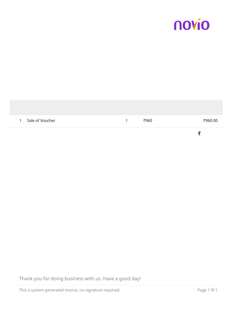 Novio Invoice 1772252378940334 | PDF