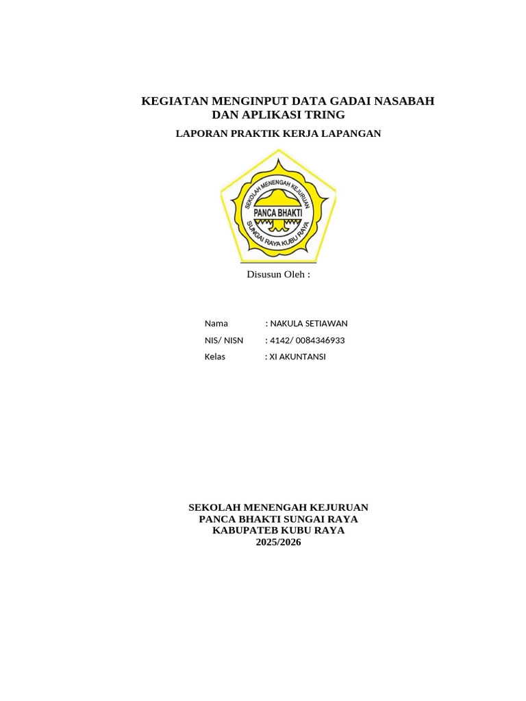 Laporan Magang Nakula | PDF