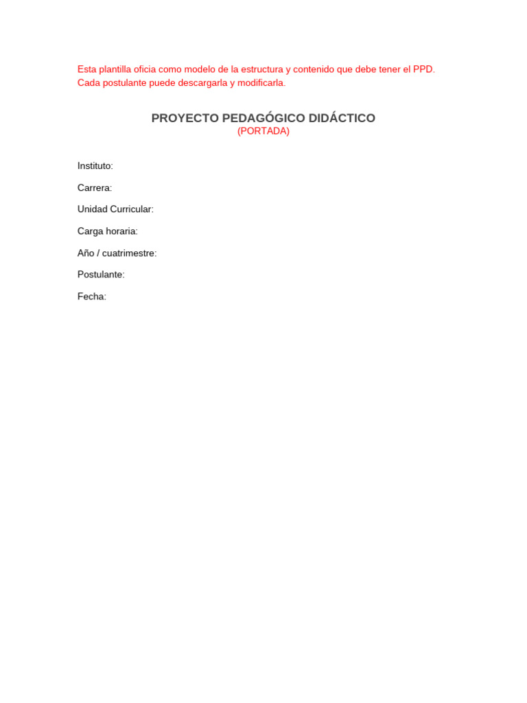 Plantilla PPD | PDF