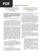 Springer LNCS Word Template | PDF | Te X | Typefaces