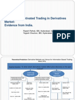 Information Motivated Trading in Derivatives Market: Evidence From India