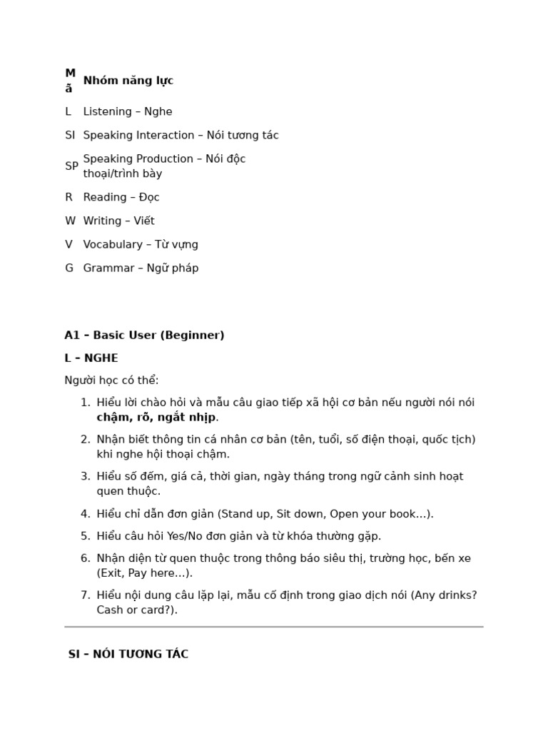 CEFR | PDF
