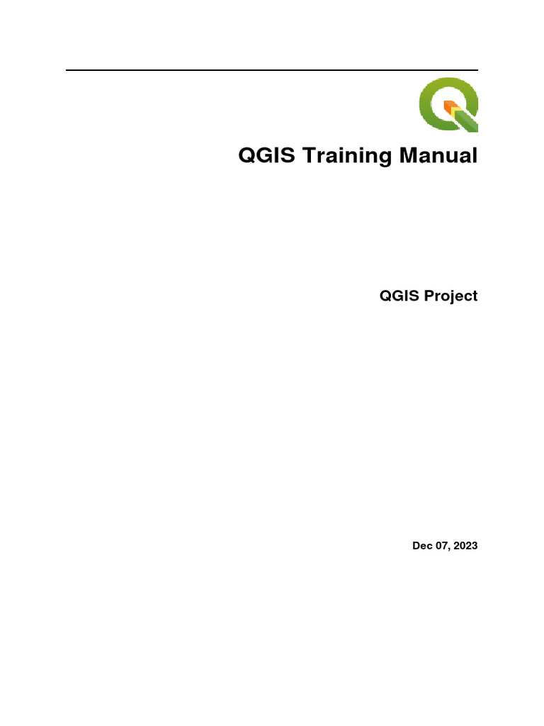 QGIS 3.34 TrainingManual en | PDF | Computing | Data
