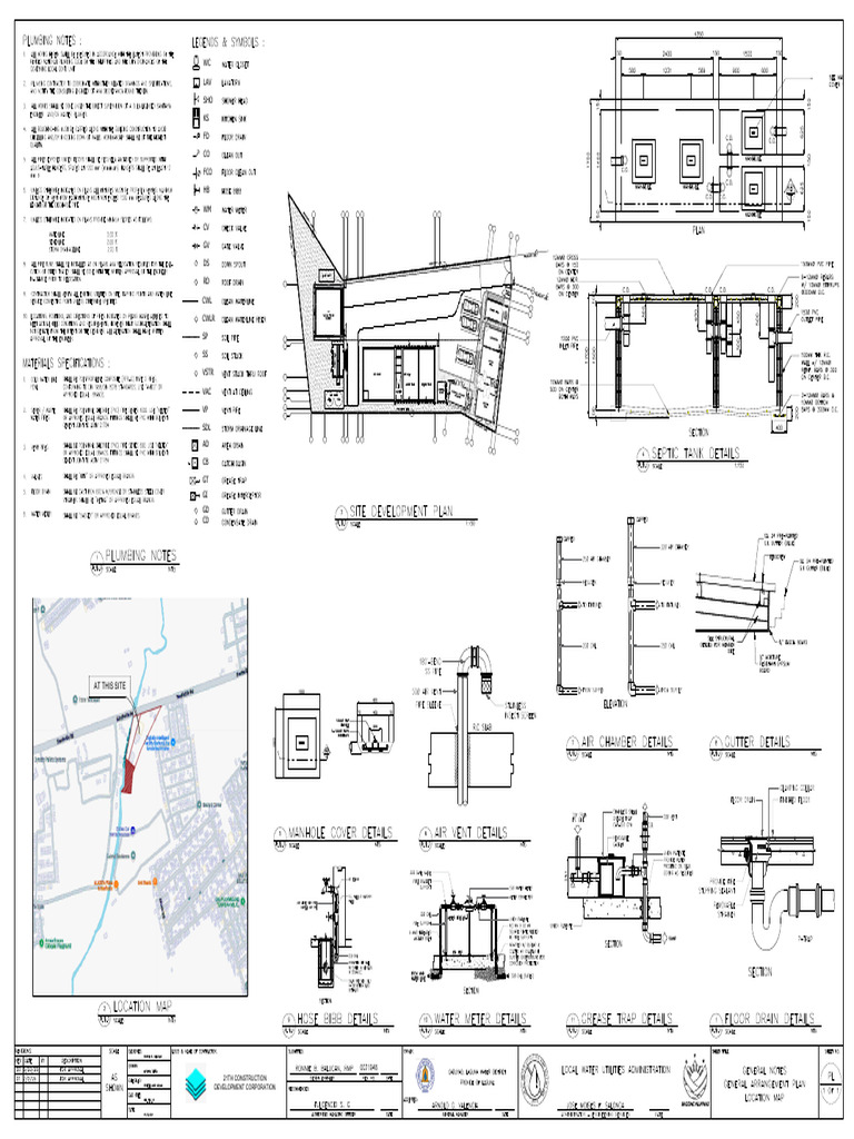 CAB - Plumbing Drawings | PDF