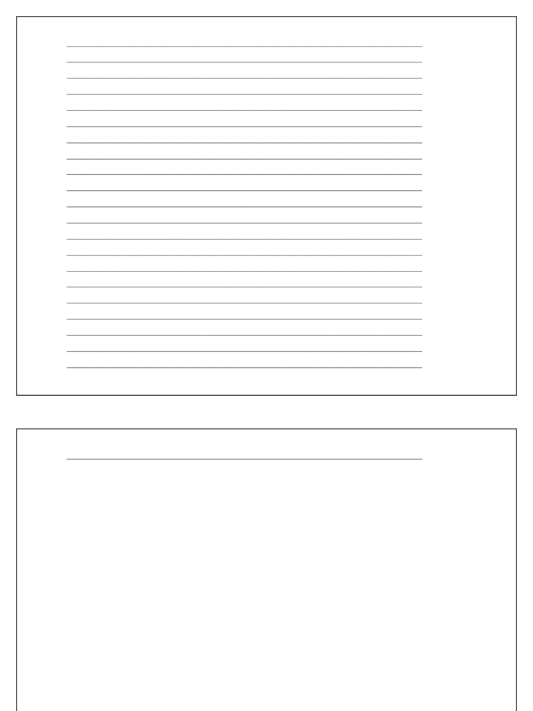 Landscape Board Answer Sheet With Border | PDF