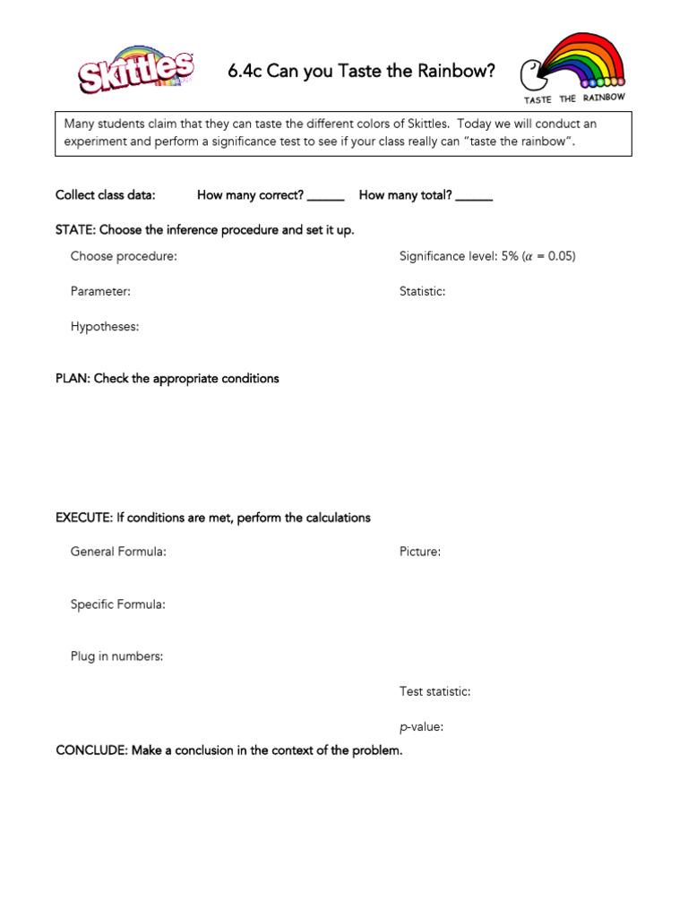 6.4c One Sample Z Test For P | PDF