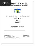 Download Online Shopping Mall project report by Ovesh Sheth SN100727259 doc pdf