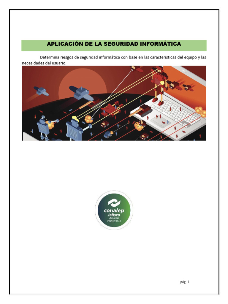 Manual de Aplicación de la Seguridad Informática - Unidad I, R.A. 1.1 ...