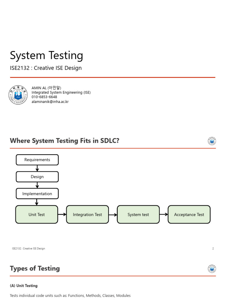 System Testing | PDF