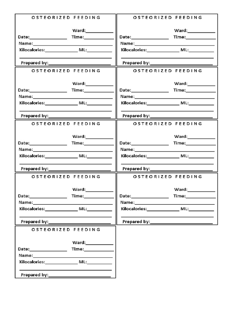 Of Tag Format | PDF