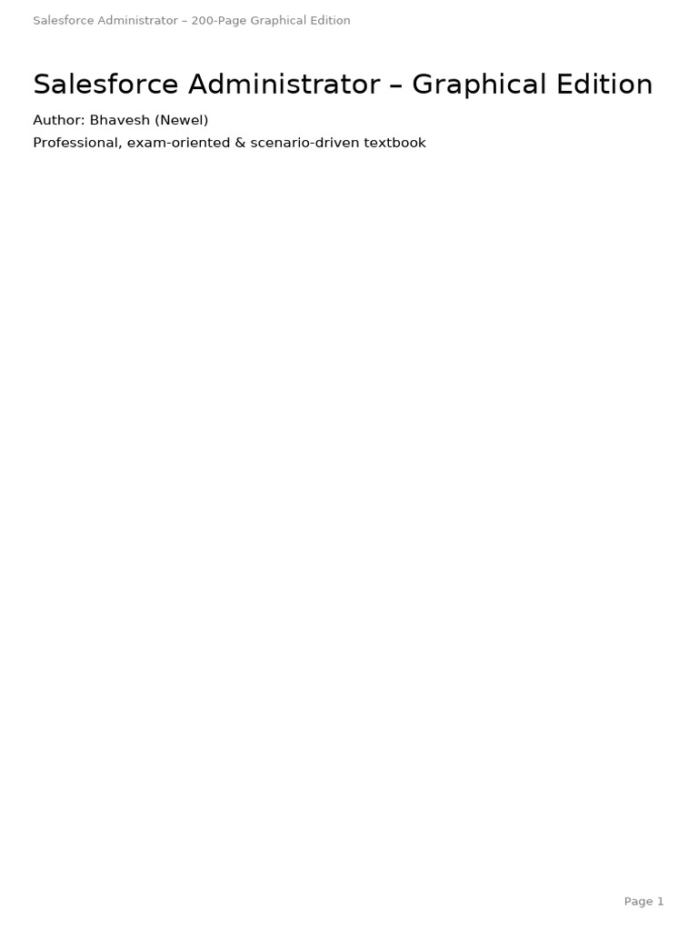 Salesforce Admin 200p Graphical | PDF | Cloud Computing | Metadata