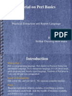 Tutorial On Perl Basics: Practical Extraction and Report Language