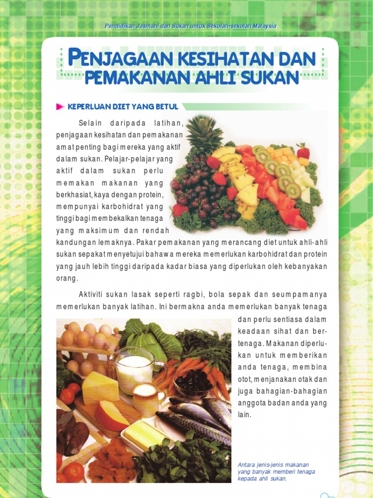 Makanan Ahli Sukan Pdf