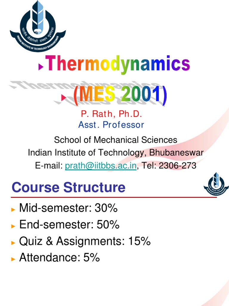 Thermodynamics Ppt Notes Download Free Pdf Gases Thermodynamics
