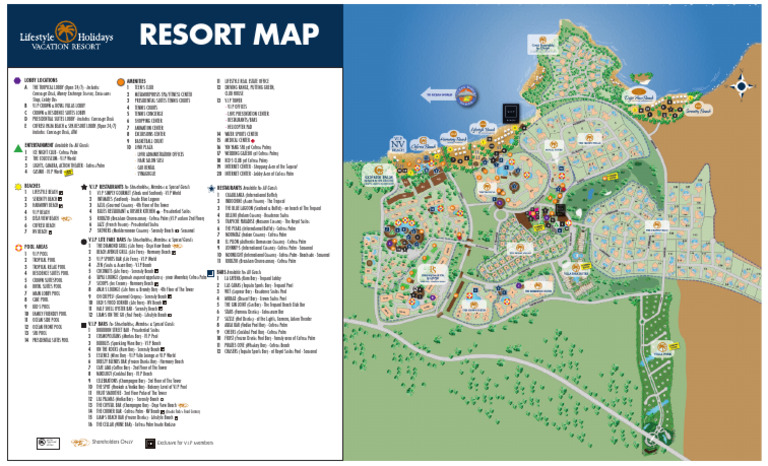 Resort Map 2014 | PDF