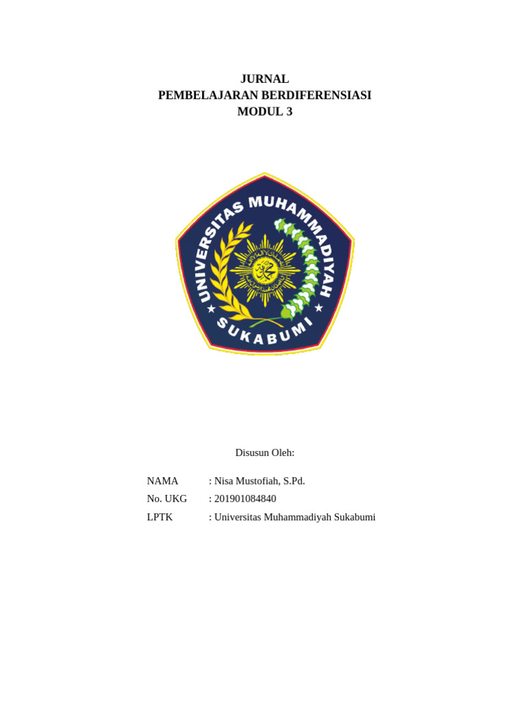 Jurnal 1 Pembelajaran Berdiferensiasi Anggita | PDF