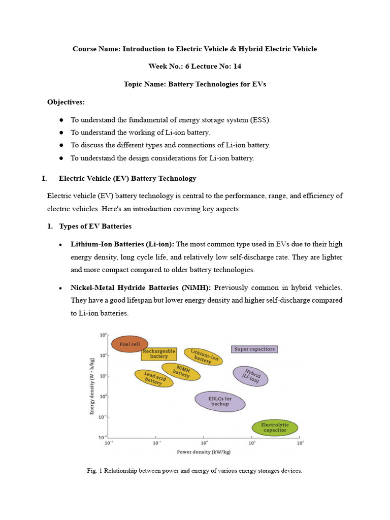 Mod 1 | PDF | Lithium Ion Battery | Anode